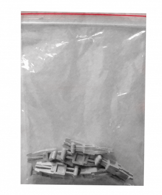 DISP-PEG 10 Unidades Pieza de Corte Gris para Regleta KRONE