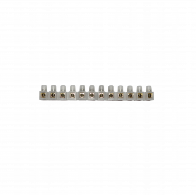 REGLETA-3A 3-Ampere 0,75mm2 12-Pares Regleta-Tornillos 380V 3A-Max 90x10x11mm