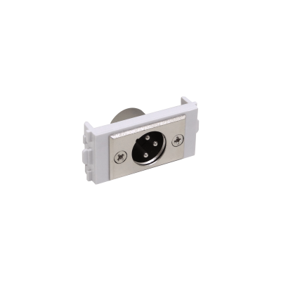 FQXLR3 Modulo 1-XLR3-Macho Soldable para Placa Multimedia FQ1-FQ2-FQ3 DMX