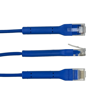 AUP-03 UBIQUITI Latiguillo de Red Cat6 RJ45 de 30 Centímetros (0,3 Metros) Color Azul