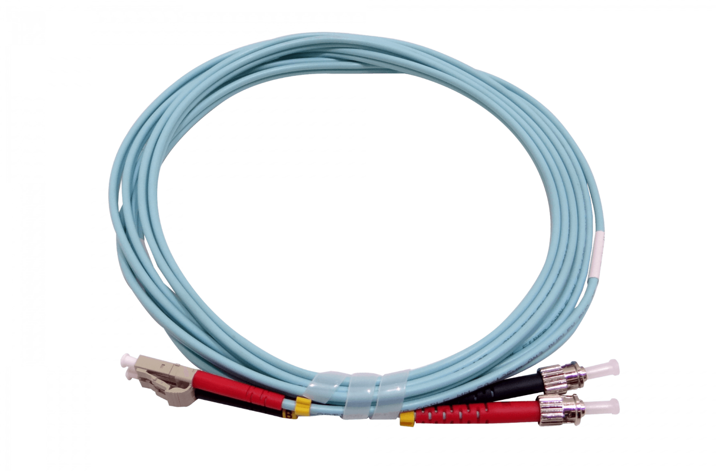 JF3LT3 Latiguillo de Fibra Dúplex Multimodo OM3 LC-ST 3m 3,0mm 50/125um LSZH
