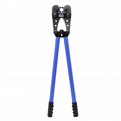 HX-240B Crimpadora de férrulas de 75cm de largo para terminales de 70 a 240mm², con matrices para 70, 95, 120, 150, 185 y 240.
