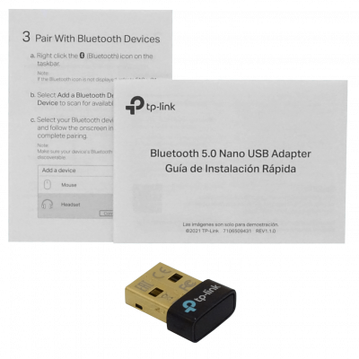 UB500 TP-LINK Mini adaptador Bluetooth 5.0 nano USB con chipset CSR