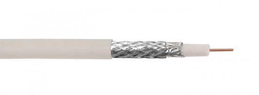 CCRG6W RG6 Blanco 305mts Carrete RG-6 Cable Coaxial 75ohm Aleacion-CCS