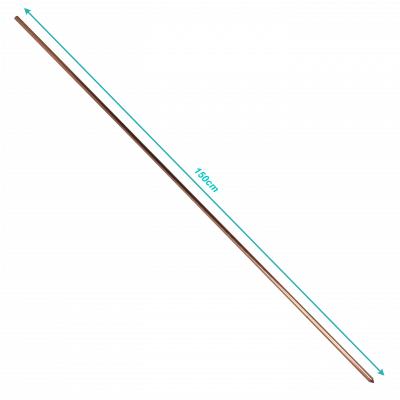 BRA-58 Barra Puesta a Tierra 5/8-Pulgada Diámetro-14mm X 1,5metros