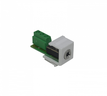 35MMFT Keystone 3.5mm 3,5mm-H Conector-1/8 Audio Atornillable de Superficie Plug Hembra