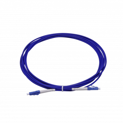 JBSLL3 Cable de fibra óptica simplex monomodo blindado LSZH, 3 metros, conectores LC-LC, diámetro 3,0 mm, 9/125 µm