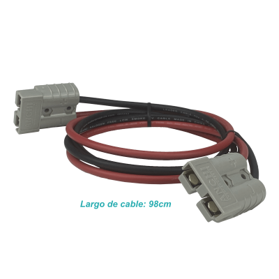 BTAA50-100CM conector Anderson-Anderson 50A Extensión-100cm 6mm pieza Gris Anderson SB50