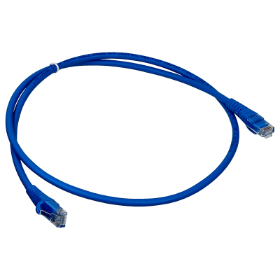 CP6A-10L LINKMADE Latiguillo de red 1 metro CAT6 azul LSZH multifilar con conectores moldeados
