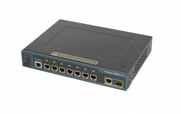 WS-C2960G-8TC-L CISCO REACONDICIONADO 7-1000 1-Combo-SFP RS232-RJ45 Conmutador Catalyst 8 Puertos