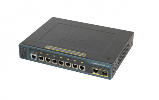 WS-C2960G-8TC-L CISCO REACONDICIONADO 7-1000 1-Combo-SFP RS232-RJ45 Conmutador Catalyst 8 Puertos