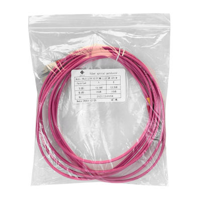 JF4LC3 LSZH 3mt LC-SC OM4 MultiModo MM Duplex Jumper Fibra 50/125um 3,0mm