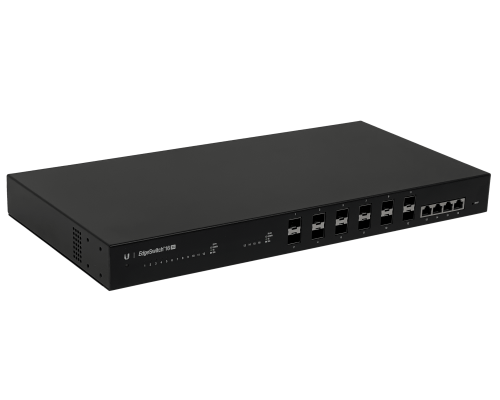 ES-16-XG UBIQUITI 12-SFP+10G 4-10G Console-RJ45-RS232 Switch Rack Admin AC/DC