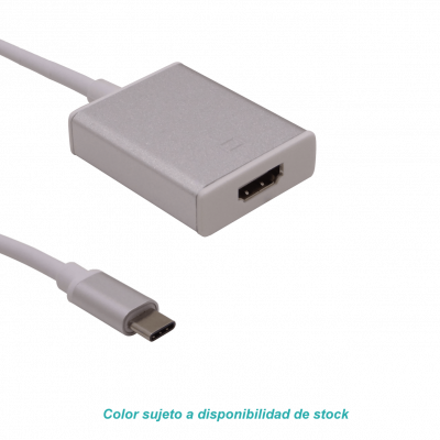 USBC-HDMI Adaptador USB-C Macho a HDMI Hembra v1.4 1080p Cable Convertidor 12cm solo-PC