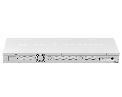 CRS326-24G-2S+RM MIKROTIK switch capa 3 enrutador 24 puertos Gigabit 2 ranuras SFP+ 10G consola RS232-RJ45 montaje rack licencia nivel 5