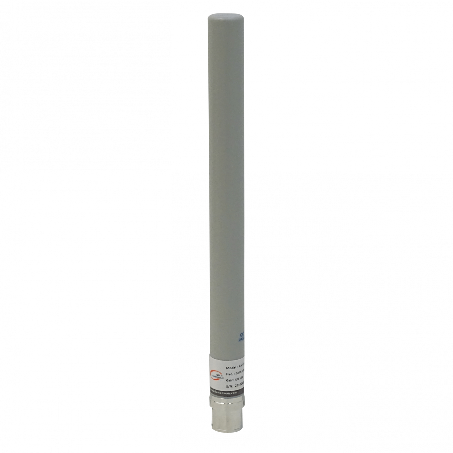 ANT-256 Antena Omnidireccional 4dBi (2,4-2,48GHz) / 6dBi (5,15-5,85GHz) Conector N Macho 20x220mm