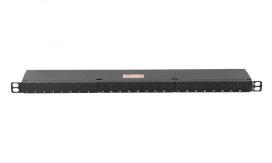 PP6A24-05U LINKMADE 0,5U 24-Puertos RJ45 Cat6A F/UTP S/FTP Panel de Conexión Apantallado
