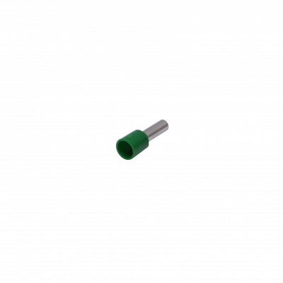 E4009-V Verde 4,0mm2 9/16mm 100 unidades AWG12 Terminales de Virola Aislados Prensables