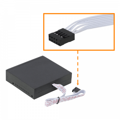 LECTOR-SD Lector Grabador Memorias interno PC SD MMC MS CF MD XD T-F USB-AH