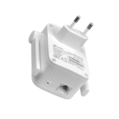 TL-WA855RE TP-LINK Extensor de Señal Inalámbrica de 2,4GHz con 2 Antenas Integradas, Velocidad de 300Mbps y Puerto Fast Ethernet, Alimentación 220V