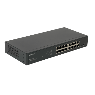 TL-SG1016D Conmutador Gigabit TP-LINK de 16 Puertos 1000Mbps Perfil Angosto No Gestionable para Rack