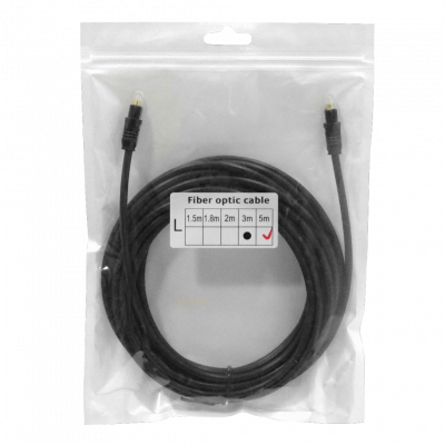 TOSLINK-5M Cable de Audio Digital por Fibra Óptica de 5,0 metros (500cm)