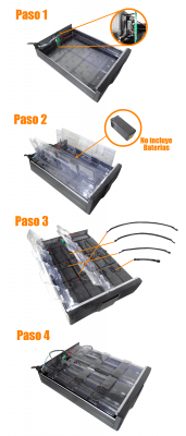 EBM-10 CITO 20-POSICIONES 240VDC 1x20x12V/9,0AH Rack/Torre Gabinete Vacío sin Acumuladores