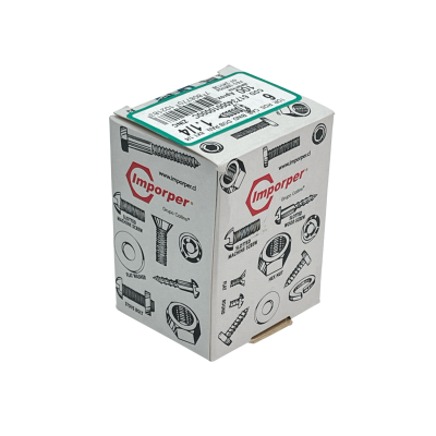 YUR6-10 Caja de 100 Tornillos Autorroscantes para Lámina 6 X 1.1/4-pulgadas Bañados en Zinc 617340001