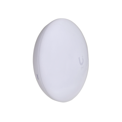 WAVE-PICO UBIQUITI Antena de radioenlace con ganancia de 28 dBi en banda de 60 GHz y 9 dBi en 5 GHz, velocidad de 1 Gbps full-dúplex, alimentación PoE pasiva de 48 V incluida, alcance de hasta 1 km, diámetro de 152 mm.