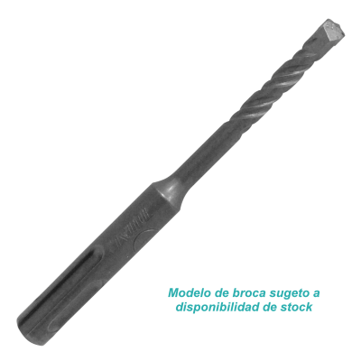 BROCA-611 6mm x 110mm Mecha para Martillo Perforador Hormigón SDS compatible-Hilti