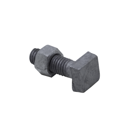 GTL00175 1/2 x 1 1/2 Tornillo Cabeza Cuadrada-20mm Contratuerca Hexagonal-19mm-3/4 0,5x1,5pulgadas