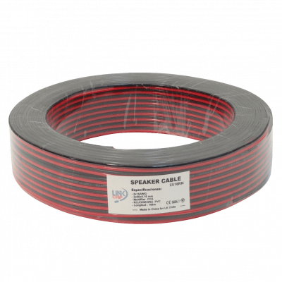2X16RN Rojo-Negro 2x16AWG CCA 2x1,0mm2 100mt Cable Paralelo Multif 56x0,15mm