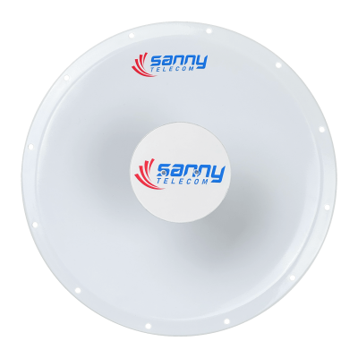 DISH-6G25. SANNY 4,9-6,5GHz 25dBi 2-N-H Inclinación-45º 2x2 Antena Parabólica