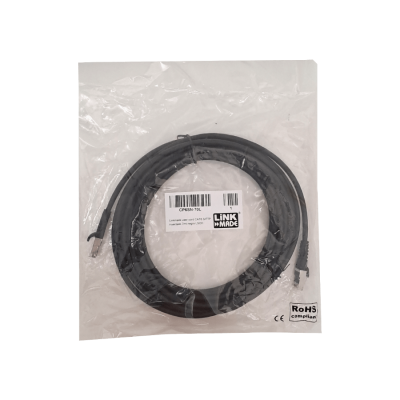CP6SN-70L LINKMADE S/FTP CAT6 7 metros Negro LSZH Cable de Conexión Moldeado Multihilo