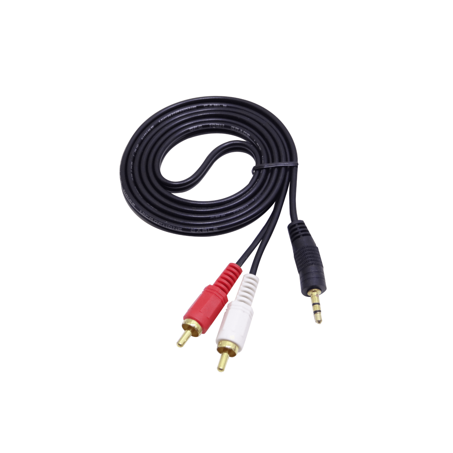 AUDIO-2MR 3,5mm-M 2-RCA-M 1,5mt Macho-Macho Cable Audio Plug-RCA Phone-1/8