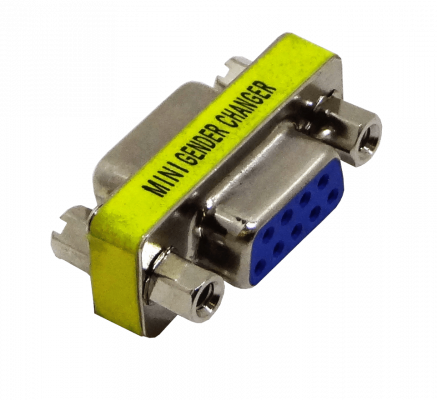 DB9-HH Conector Serial Hembra-Hembra DB9 sin-Cableado DE-09/HH
