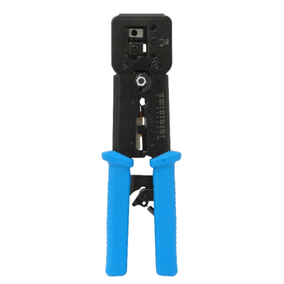 CRIMP-EZ Tenaza ponchadora profesional para conectores RJ45, RJ12 y RJ11, compatible con fichas 6 y 8 posiciones