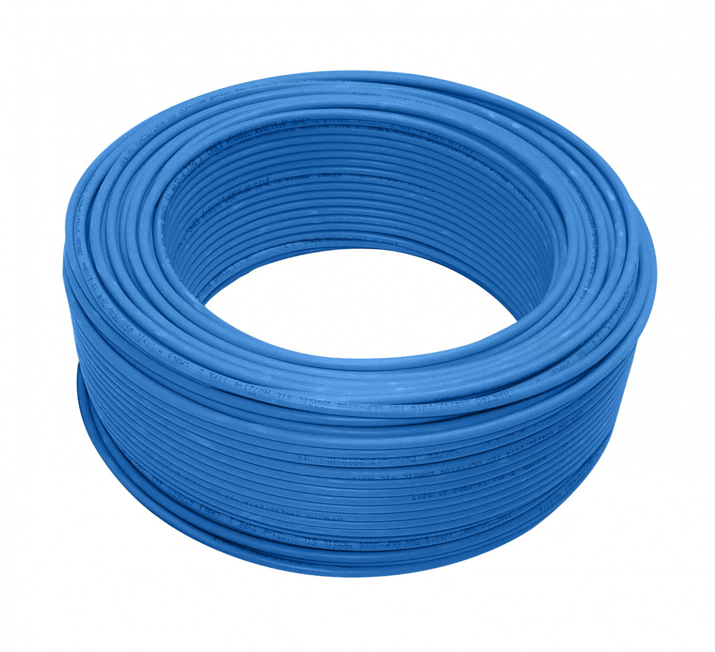 HZ4A EVA H07Z-1 4mm LSZH AZUL 100mt 750V Brasil Cable Multifilar Electrico