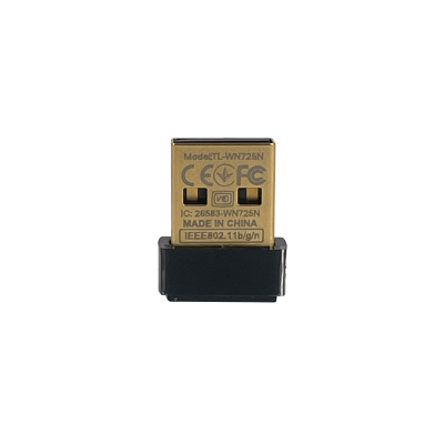 TL-WN725N TP-LINK Adaptador USB Nano inalámbrico 2,4GHz 150Mbps WiFi banda única