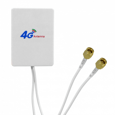 ANT-LTE-10 10dBi 791-2690MHz 0,8-2,7GHz 2x2 Antena 2-.SMA-M 2m-Cables 52x73mm