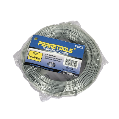 ALAMB-40M FERRETOOLS 20GA x 40 metros Alambre Zincado F3652