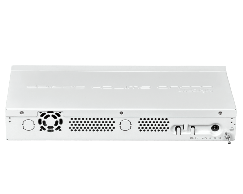 CRS326-24G-2S+IN MIKROTIK Enrutador de Capa 3 y Switch 24 Puertos 1000Base-T 2 Ranuras SFP+ 10G Puerto de Consola Licencia L5 Sobremesa
