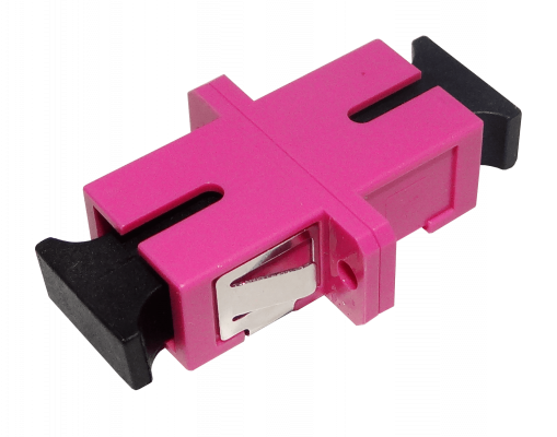 FA4C SC-SC Fucsia OM4 SX-Simplex Copla p/Fibra Adaptador p/Cabecera-CL/Caja