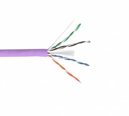 CBLL-UL LINKMADE LSZH Violeta CAT6 UTP 300mt Monofilamento Cobre Bobina Cable Taiwan