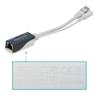 CAP-AX MIKROTIK AX1800 6dBi 2,4GHz-574 5Ghz-1200 L4 incluye-48V 2-1000-PoE-Pasivo
