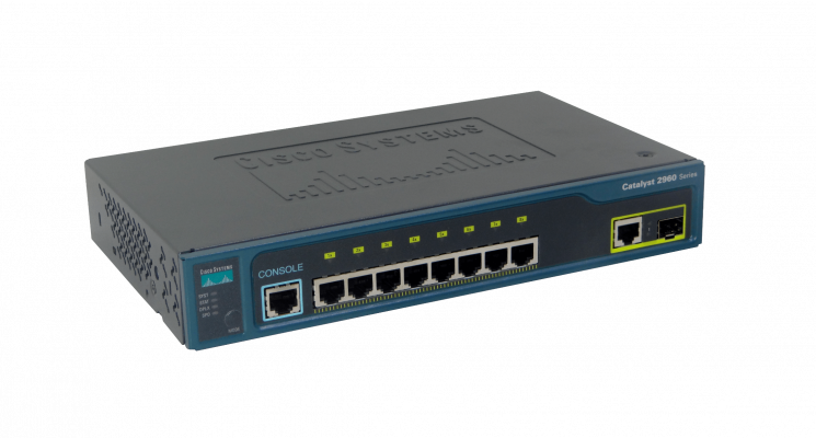 WS-C2960-8TC-L CISCO REFACC 8-100 1-SFP-Combo-1000 Console Desktop-Magn Switch Admin