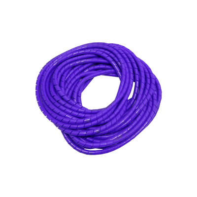 KS-12P PE Violeta 12 metros 12/15/0,85mm Helicoidal Sujeta Cable Organizador