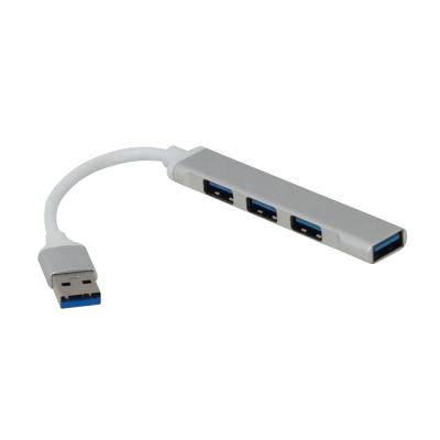 HUB-34 Concentrador USB 3.0 de 1 puerto A macho a 4 puertos A hembra, 4 salidas, sin soporte para alimentación externa