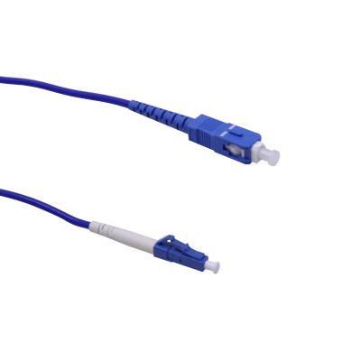 JBSLC1 LSZH Blindado 1m LC-SC SM Simplex Latiguillo Fibra 3.0mm 9/125um