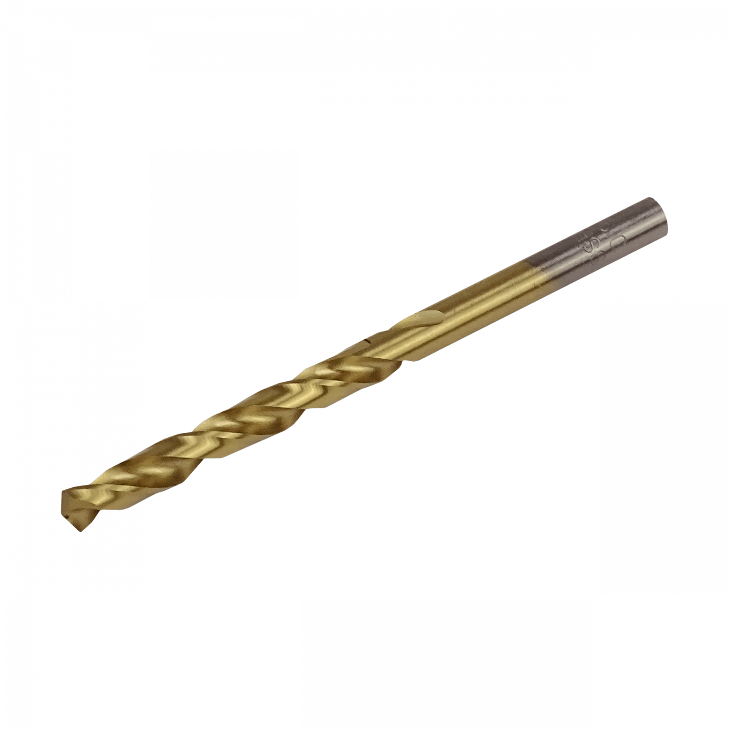 BROCA-6T Broca de 6 mm de diámetro por 93 mm de largo, fabricada en acero rápido con recubrimiento de titanio, para perforar metal